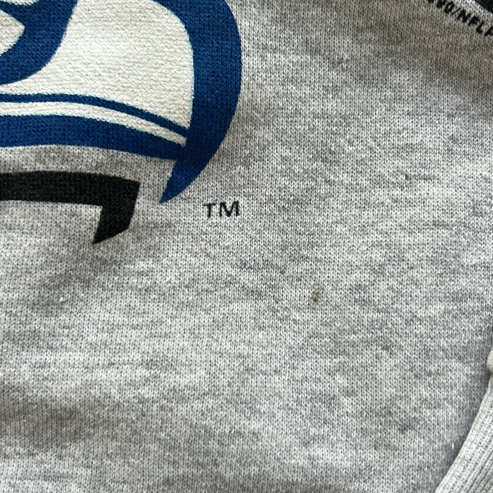 Vintage Seattle Seahawks Gray Sweatshirt - Picture 6 of 7